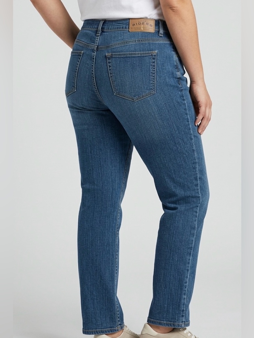 Riders by Lee Medium Wash Straight Leg Jeans Stretch 14M